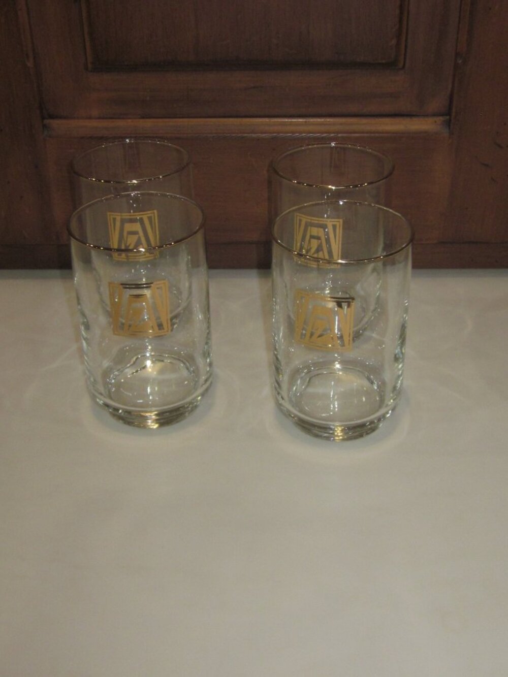 Vintage Zonta International Glass Set